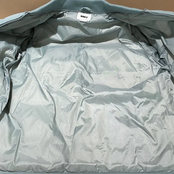 Obey Women’s  Puffer Jacket Dolls Kill Leaf Dion XS Winter Jacket Cabincore - Picture 9 of 15